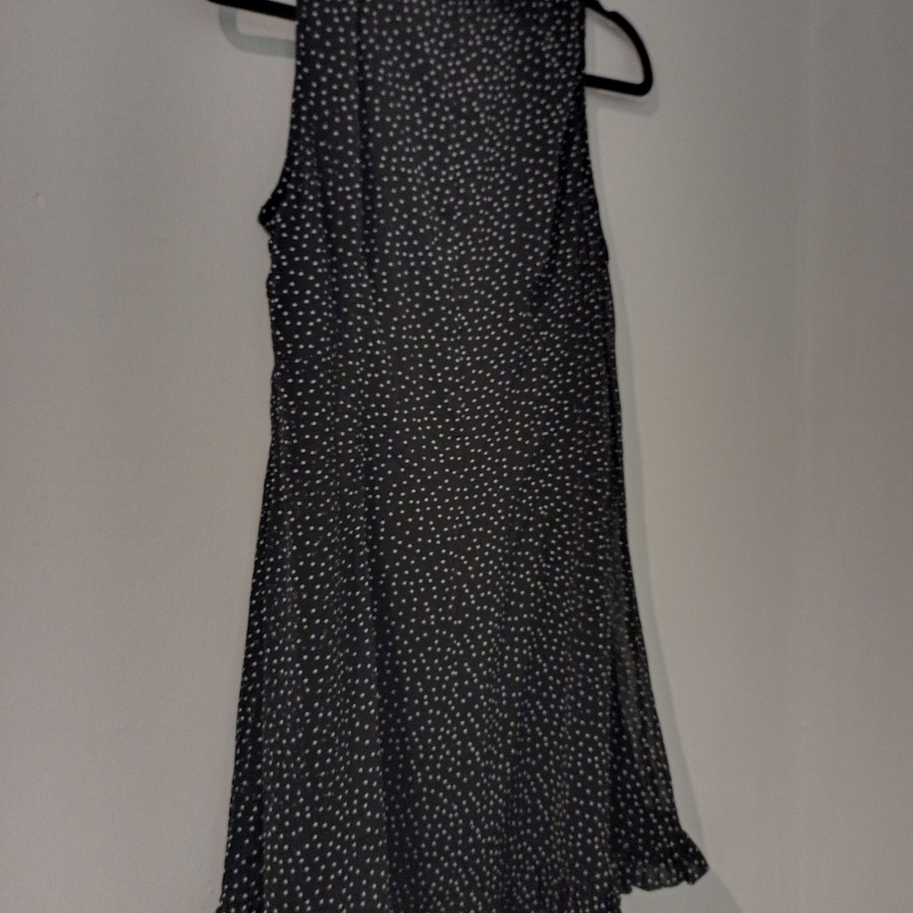 Miss Cherry polka dot Frill high neck Mini in size 10 - Picture 6 of 11